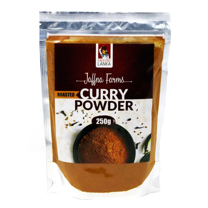 Jaffna Farms Hot Roasted Curry Powder 250g - Jaffna Curry Powder