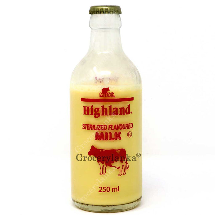 Highland Vanilla Milk 250ml - Sri Lankan Sterilized Vanilla Flavored Milk.