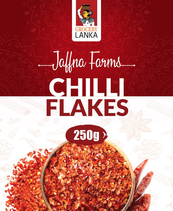Jaffna Farms Hot Chili Flakes 250g