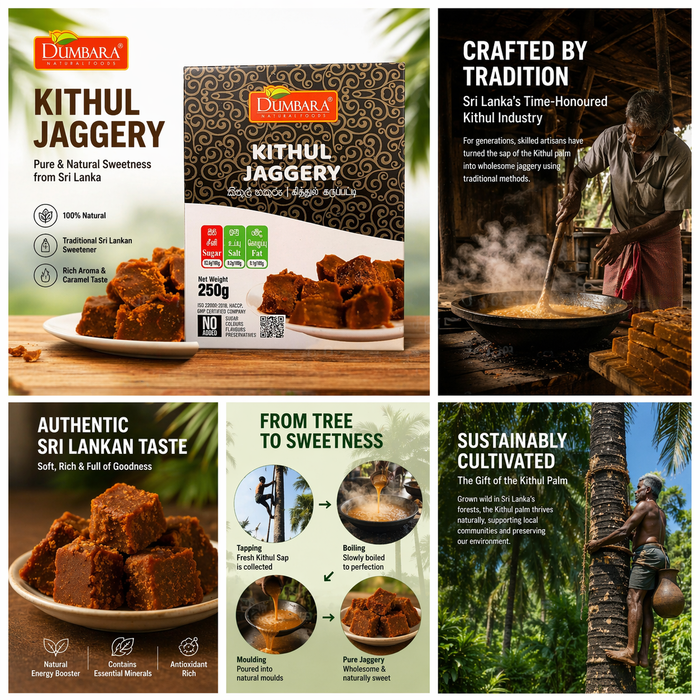 Dumbara Kithul Jaggery 250g