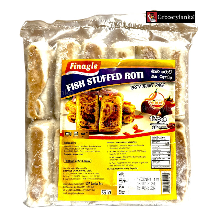 Finagle Fish Roti Value Pack (12 Pieces)- Frozen (In-Store Pickup Only / Please order a separate Frozen Shipping Kit in order to ship this item*)