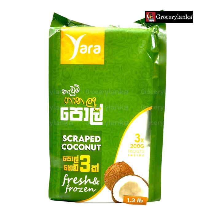Yara Grated Coconut 400g- Frozen (In-Store Pickup Only/ Please order a separate Frozen Shipping Kit in order to ship this item*)