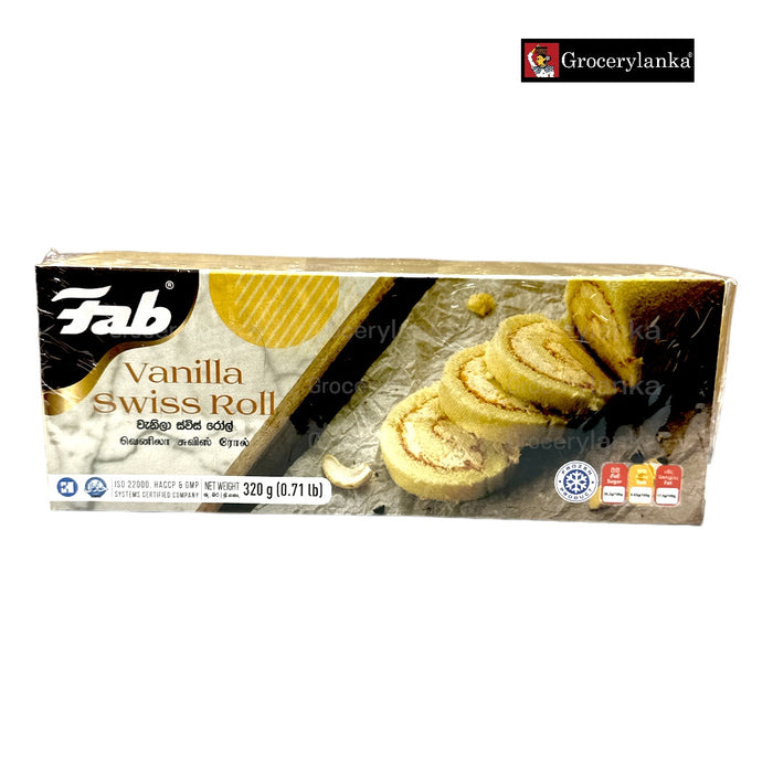 Fab Vanilla Roll 320g - Frozen (In-Store Pickup Only / Please order a separate Frozen Shipping Kit in order to ship this item*)