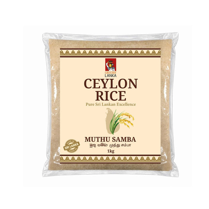 Ceylon Rice Muthu Samba 1kg (2.2 lb) | Grocerylanka