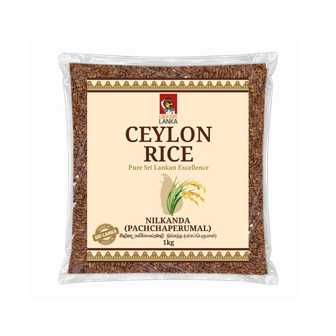 Mayur Kanda Rice Ceylon Rice Pachchaperumal Nilkanda Rice 1kg Grocerylanka