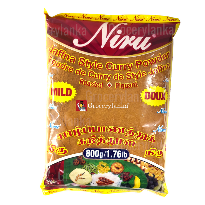 Niru Jaffna Style Curry Powder 800g - Mild