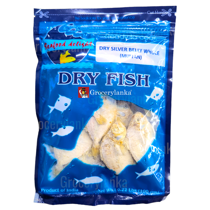 Dry Silver Belly Whole Fish 100g