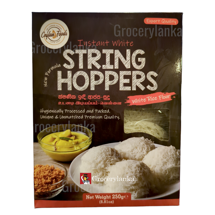 Ceylon Food Instant String Hoppers 250g - White