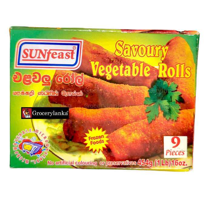 SunFeast Savory Vegetable Rolls 9 Pieces - Frozen (In-Store Pickup Only / Please order a separate Frozen Shipping Kit in order to ship this item*)