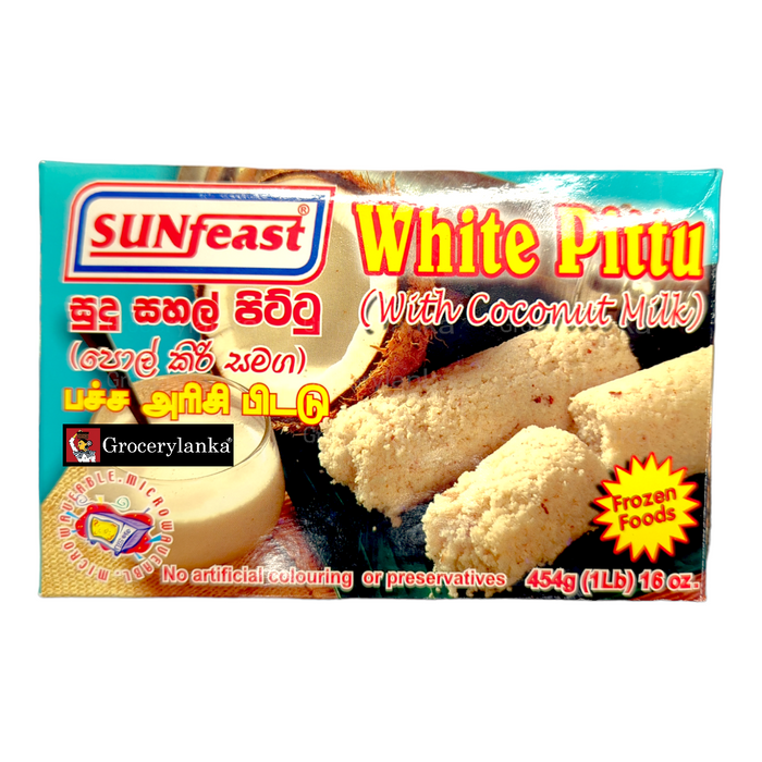 SunFeast White Pittu 454g with Coconut Milk - Frozen (In-Store Pickup Only / Please order a separate Frozen Shipping Kit in order to ship this item*)