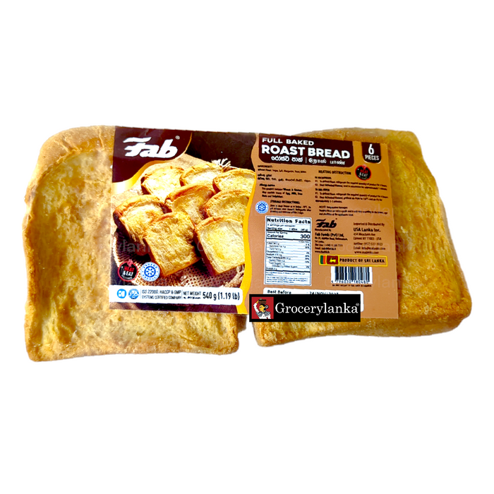 Fab Roasted Bread 6pcs - Frozen (In-Store Pickup Only / Please order a separate Frozen Shipping Kit in order to ship this item*)