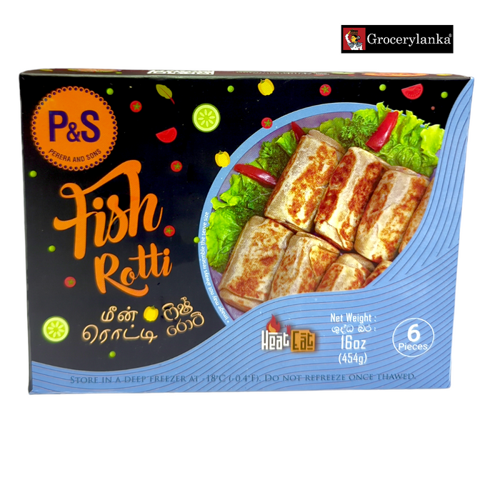 P&S Fish Roti 6 Pcs - Frozen (In-Store Pickup Only / Please order a separate Frozen Shipping Kit in order to ship this item*)