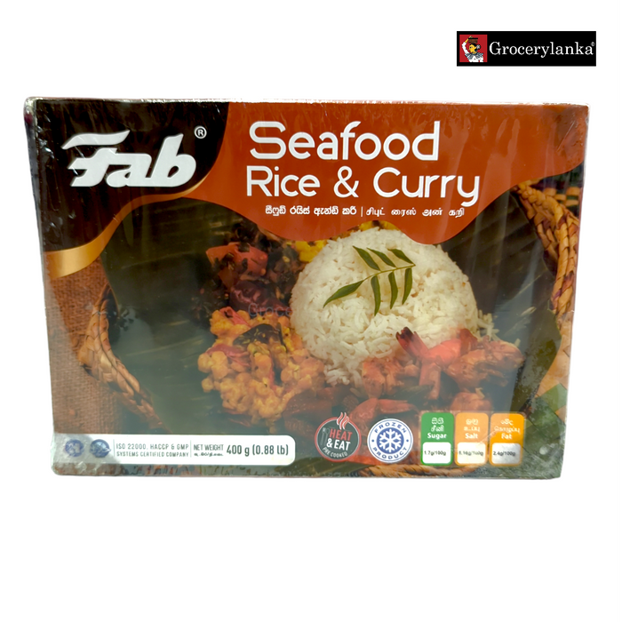 Fab Seafood Rice & Curry - Frozen (In-Store Pickup Only / Please order a separate Frozen Shipping Kit in order to ship this item*)
