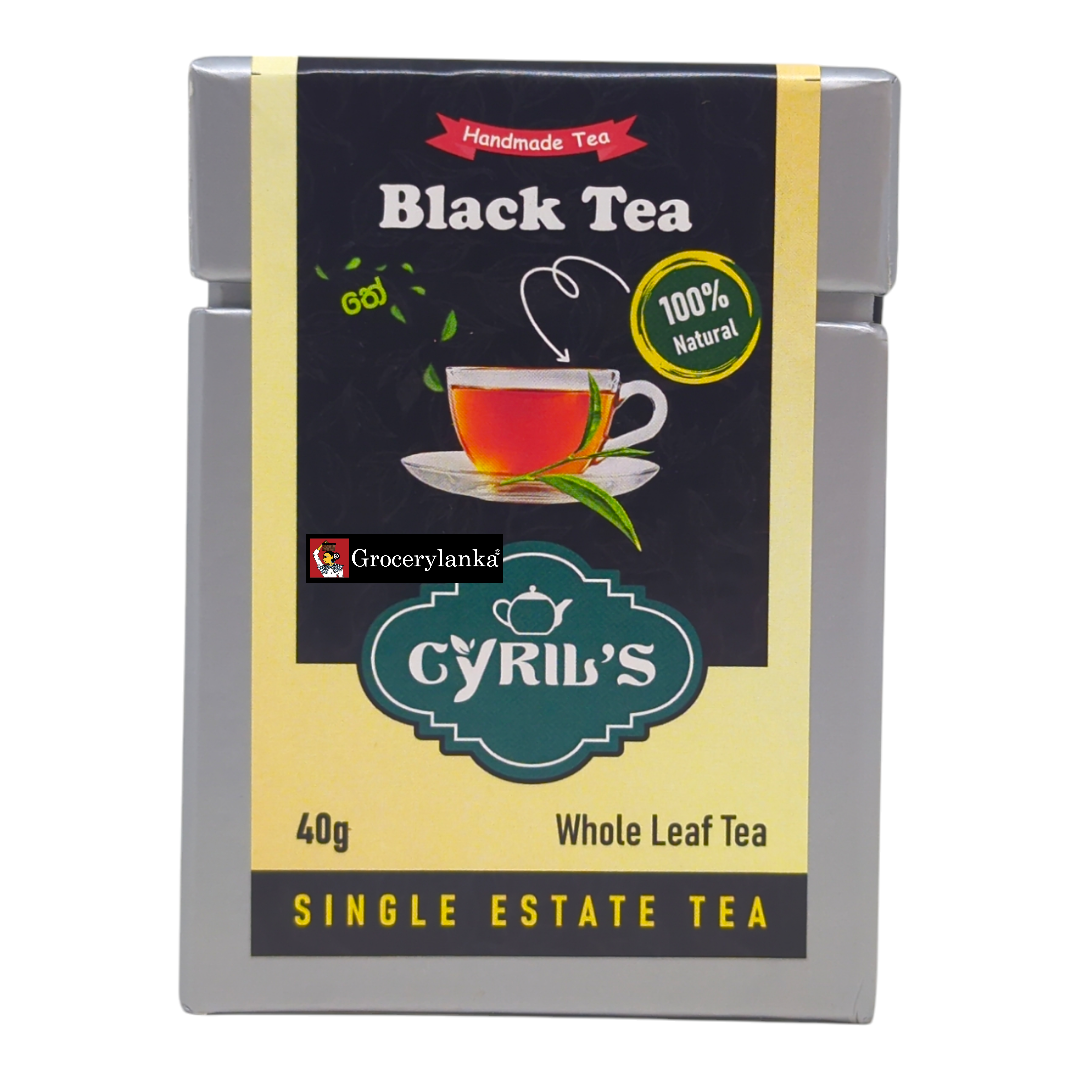 Cyril's Ceylon Handmade Whole Tea Leaf 40g - Southern Region Sigle Est ...