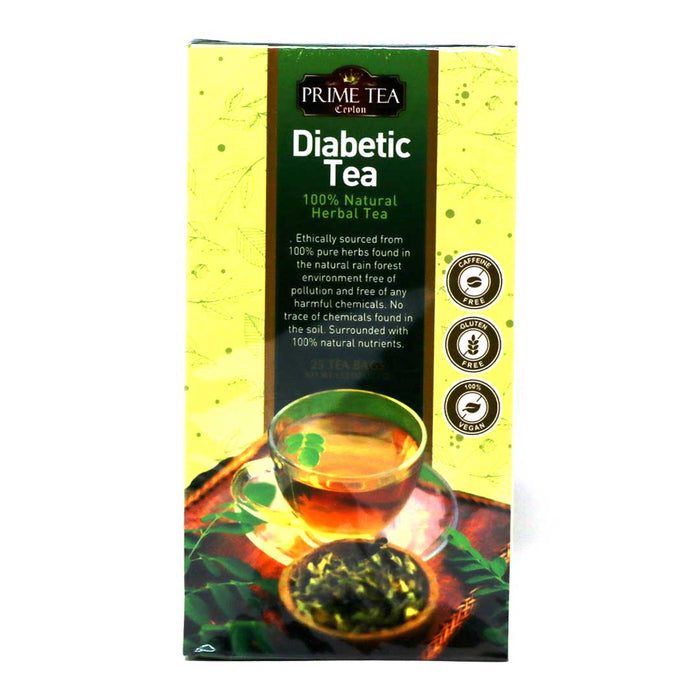Prime Tea Ceylon Diabetic Tea  - 25 Tea Bags