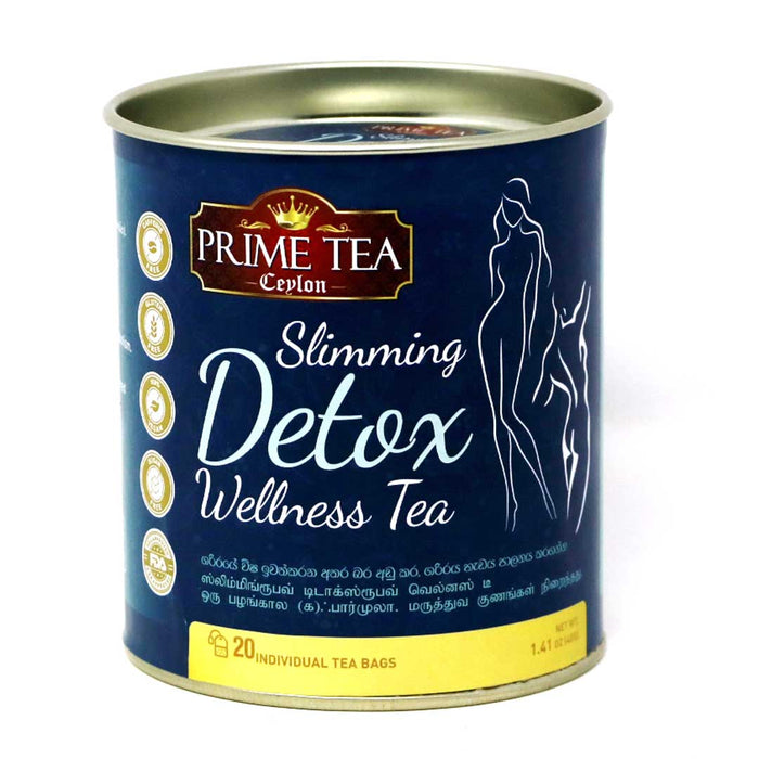 Prime Tea Ceylon Slimming Detox Wellness Tea - 20 Tea Bags