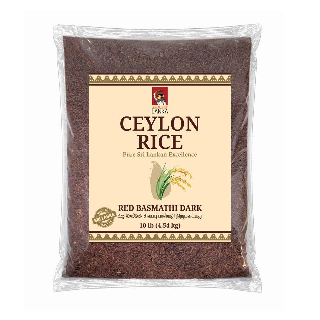 Ceylon Rice Red Basmathi 10lb Grocerylanka Premium Rice