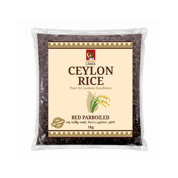 Ceylon Rice Red Parboiled Rice 1kg (2.2 lb) | Grocerylanka