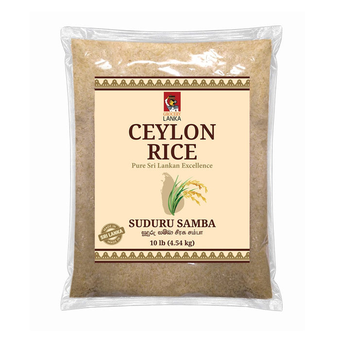 Ceylon Rice Suduru Samba 10lb (4.5 kg) | Grocerylanka
