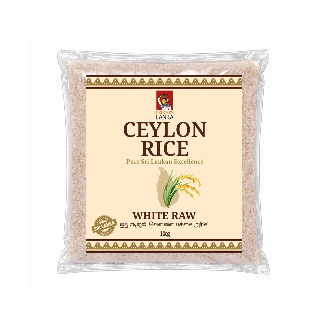 Ceylon Rice Kiribath White Raw Rice 10lb Grocerylanka