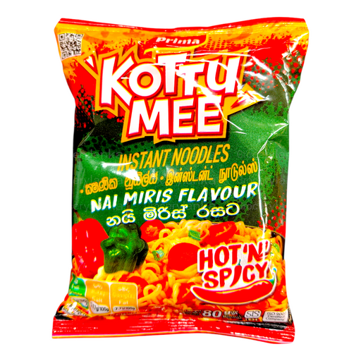 Kotfu Mee instant noodles pack with colorful design on a white background