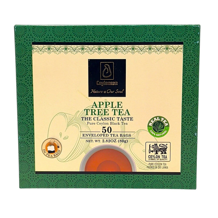 Ceylonzon Apple Tree Tea 80g (2.8 oz) – 50 Individually Enveloped Tea Bags