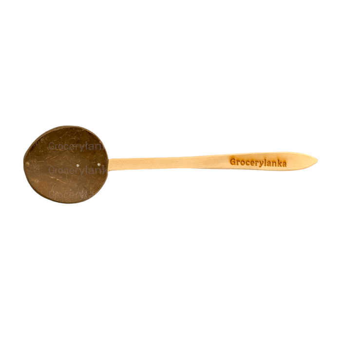 Grocerylanka Coconut Shell Spoon – Natural Eco-Friendly Utensil