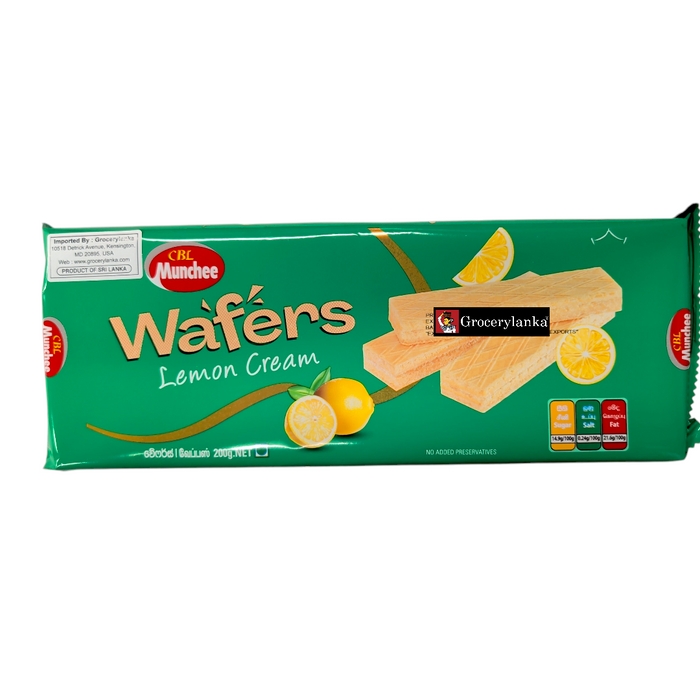 Munchee Wafer Lemon 200g (7.1 oz)