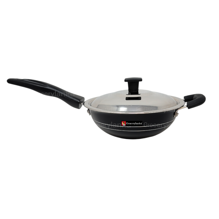 Nonstick hopper pan with one handle for making Sri Lankan hoppers appa