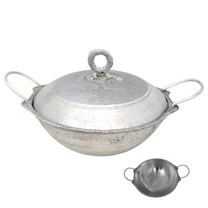 Aluminum Hopper Pan with Two Handles