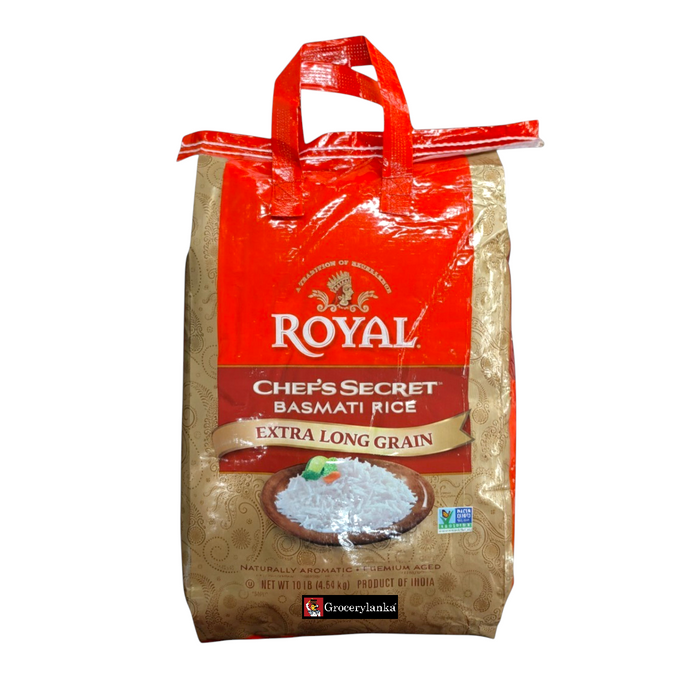 Royal Chef's Secret Extra Long Grain Basmati Rice 10 lb (4.5 kg)