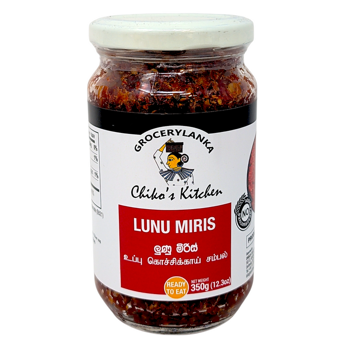 Chiko’s Kitchen Lunu Miris 350g (12.35 oz) | Grocerylanka