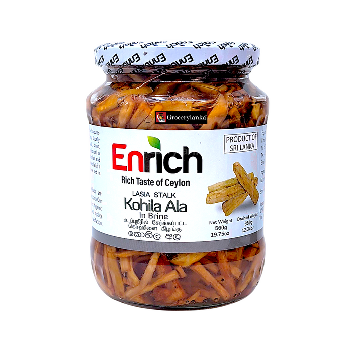 Enrich Kohila Ala (Lasia Root) in Brine 560g (1.23lb)