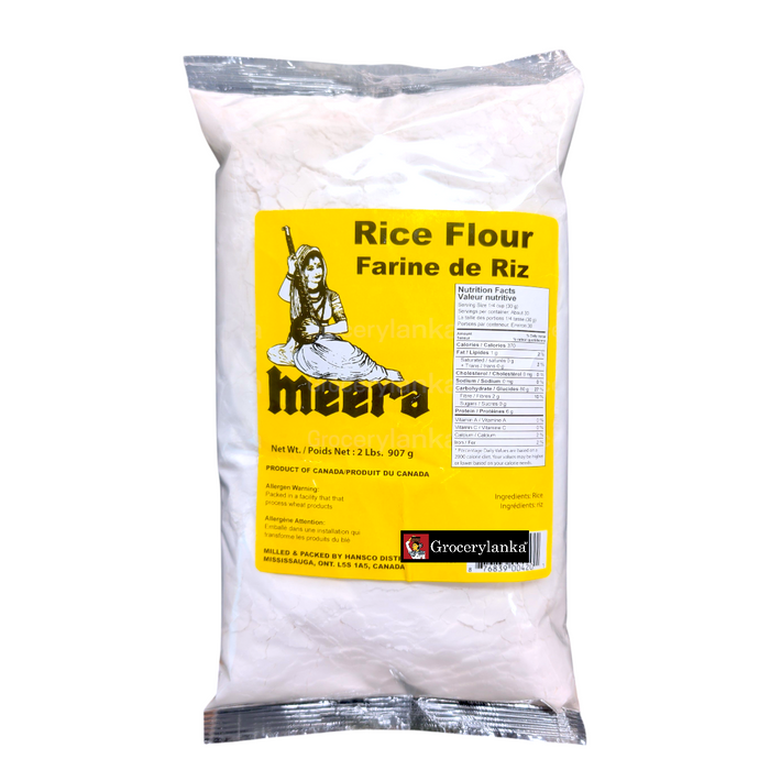 Meerah Rice Meera Rice Flour 2lb (907g) – Product of Canada — Grocerylanka