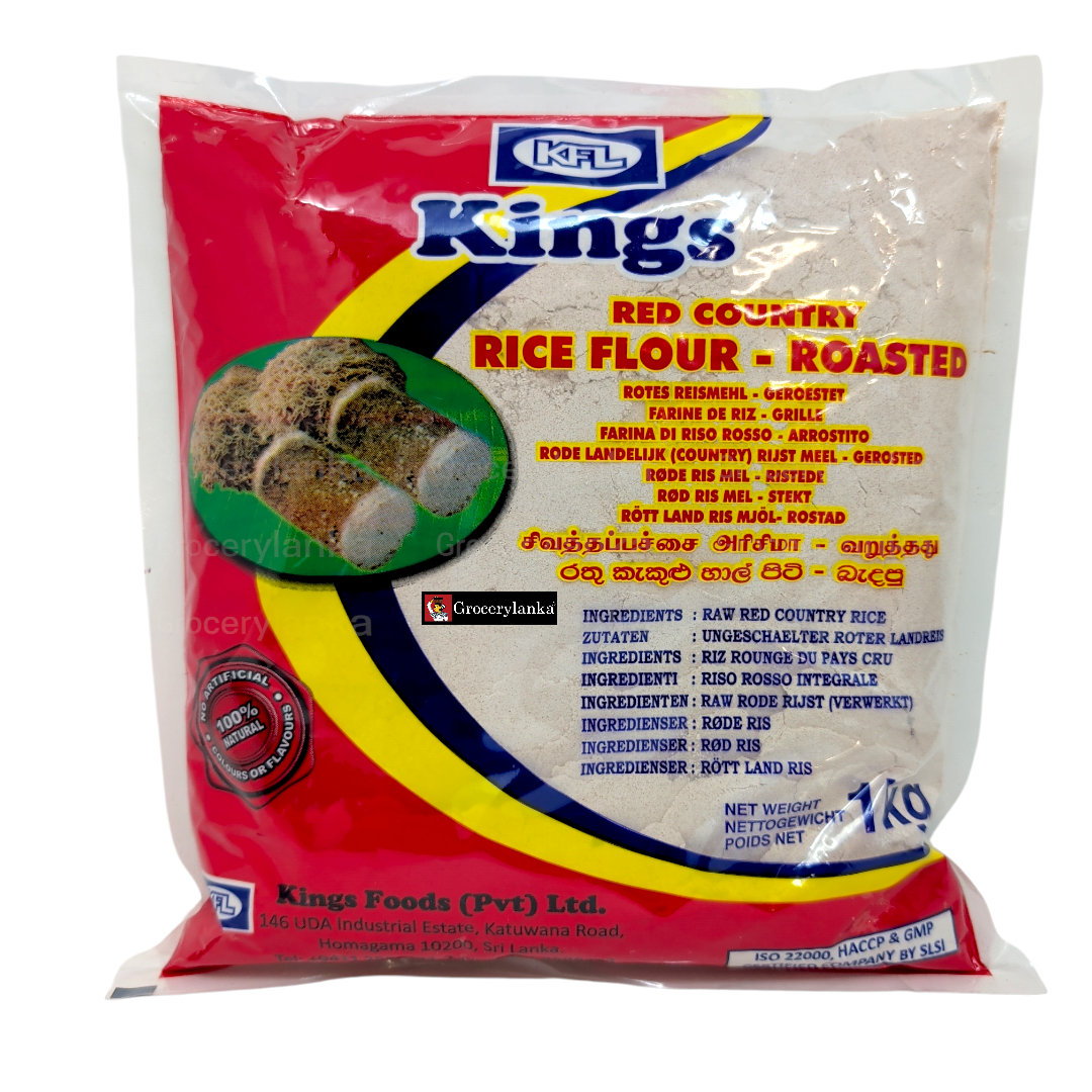 Kings Roasted Red Rice Flour 2kg | Sri Lankan Red Raw Rice Flour ...