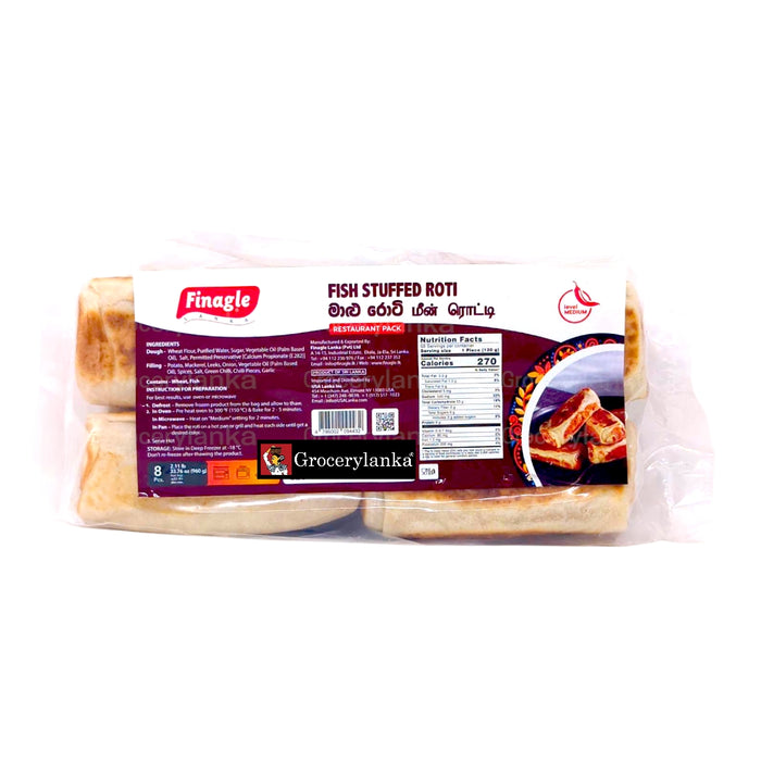 Finagle Fish Stuffed Roti 8Pcs - Frozen (In-Store Pickup Only / Please order a separate Frozen Shipping Kit in order to ship this item*)