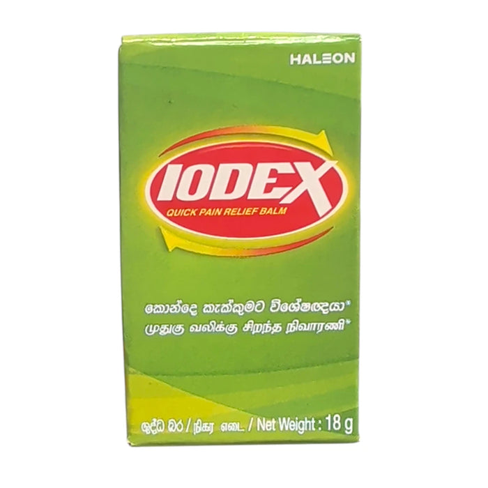 Iodex Multi-Purpose Pain Relief Balm 18g (0.6 oz) | Grocerylanka