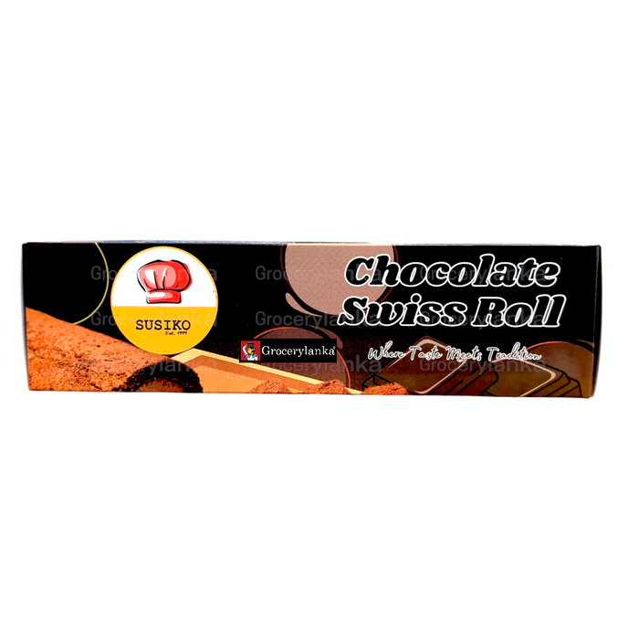 Susiko Chocolate Swiss Roll 325g (11.5 oz) - Frozen (In-Store Pickup Only / Please order a separate Frozen Shipping Kit in order to ship this item*)