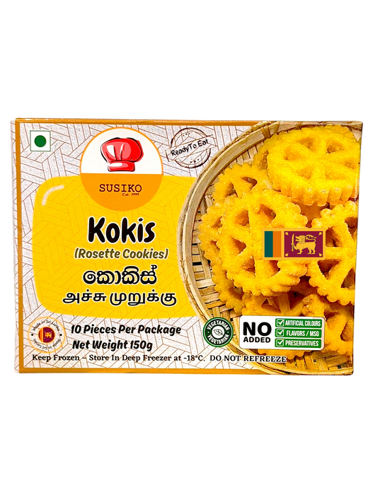 Susiko Kokis (Rosette Cookies) 150g (5.3 oz) - 10 Pieces - Frozen