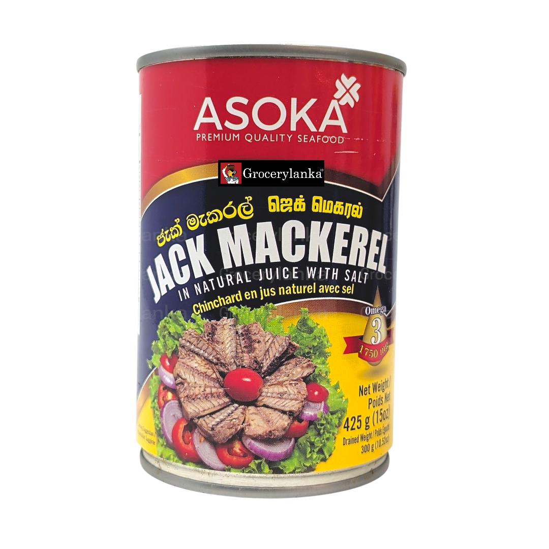 Asoka Jack Mackerel 425g – Premium Canned Fish from Chile — Grocerylanka