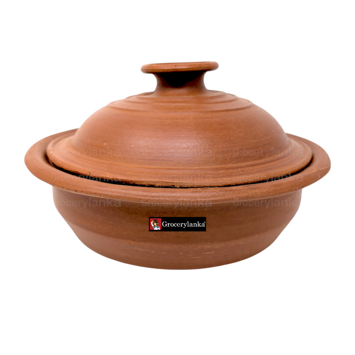 Curry Clay Pot with Lid - 10 Inches  (In-Store or Curbside Pickup Only- NO Shipping)