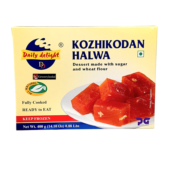 Daily Delight Kozhikodan Halwa (Muscat) 400g (14.1 oz) - Frozen (In-Store Pickup Only / Please order a separate Frozen Shipping Kit in order to ship this item*)