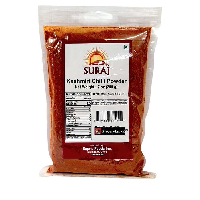 Suraj Kashmiri Chilli Powder 200g (7.1 oz)