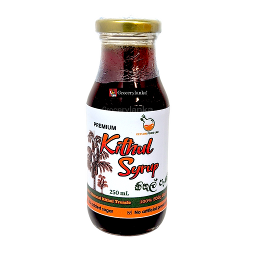 Ceylon Food Lab Premium Kithul Syrup 250ml bottle – Pure Ceylon Palm Treacle