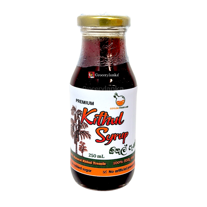 Ceylon Food Lab Premium Kithul Syrup 250ml bottle – Pure Ceylon Palm Treacle