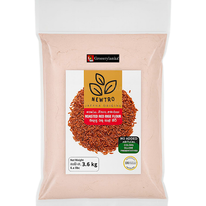 Newtro Roasted Red Rice Flour 3.6 kg (8 lb) – Authentic Jaffna, Sri Lanka | Introductory Special Price