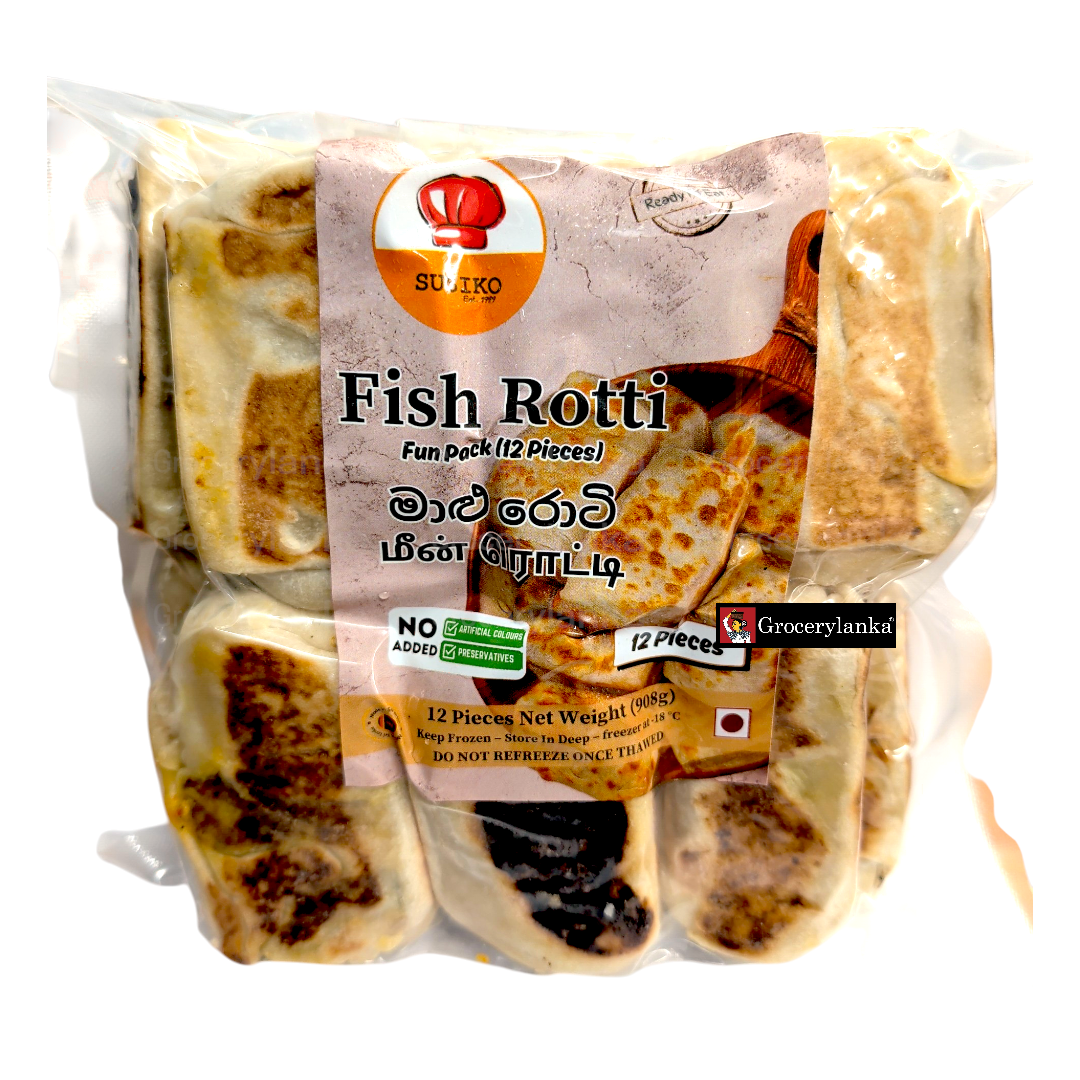 Susiko Fish Roti 908g (2.0 lb) 12 Pcs Bulk Frozen Pack — Grocerylanka