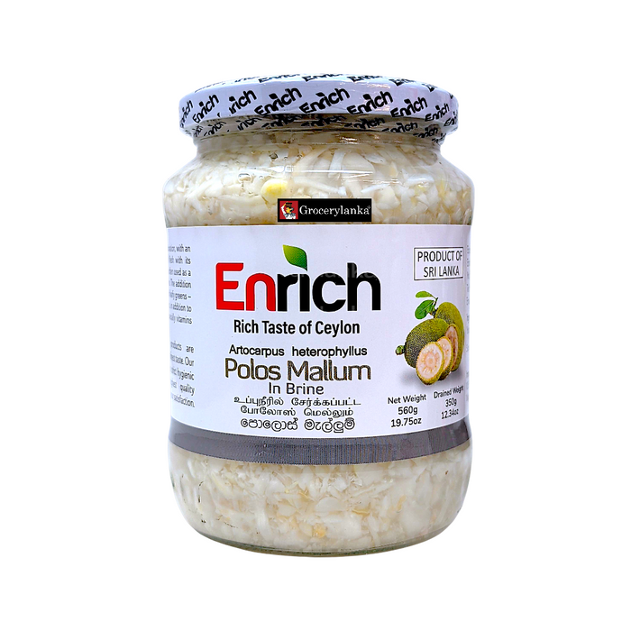Enrich Polos (Young Jackfruit) Mallum in Brine 560g (1.23lb)