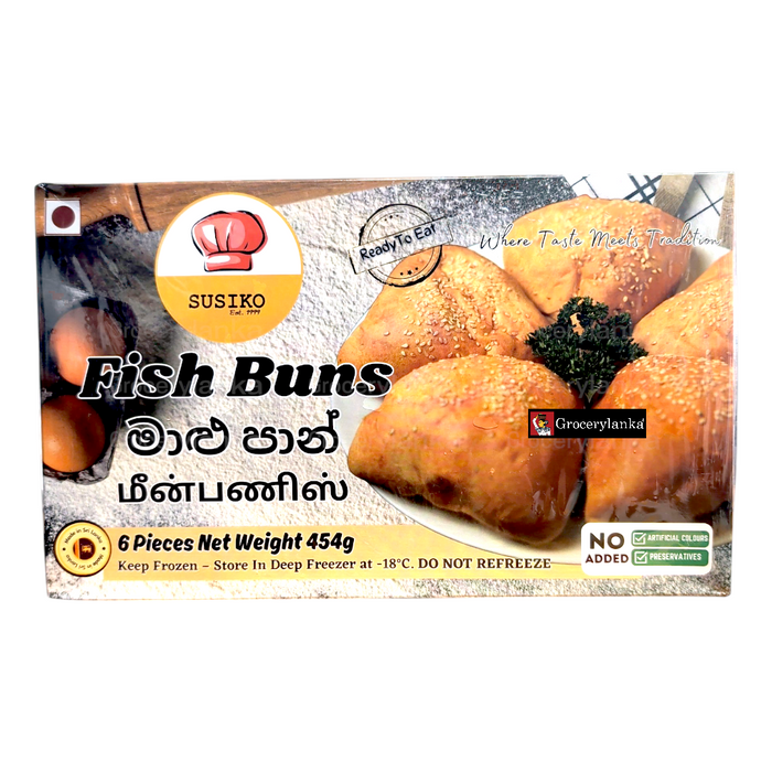 Susiko Fish Bun 454g (1.0 lb) (6 Pcs) - Frozen (In-Store Pickup Only / Please order a separate Frozen Shipping Kit in order to ship this item*)