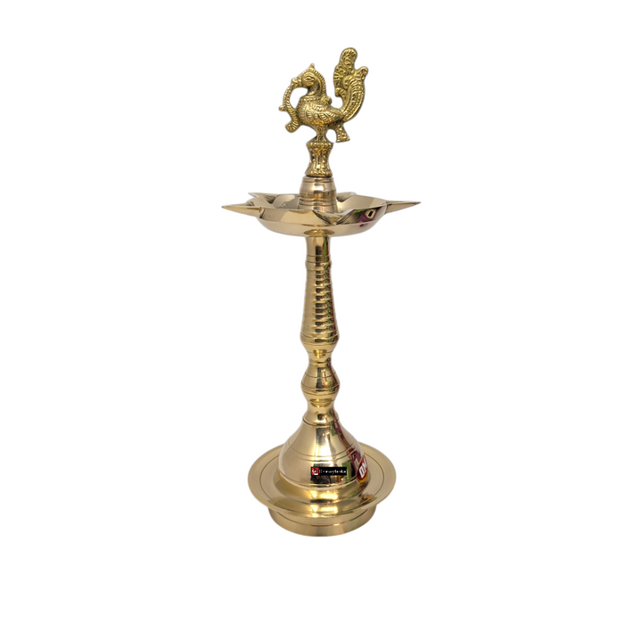 Brass Oil Lamp - 1ft Traditional Decorative Lamp